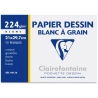 Pochette Papier Dessin à Grain 224g