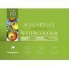 Bloc Aquarelle Etival Grain Torchon Encollé 4 côtés 300g