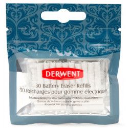 Recharges pour gomme électrique Derwent - 30 gommes