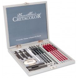 Coffret graphite Cretacolor - silver box