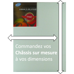 Châssis entoilé sur mesure en lin U9