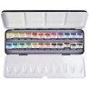 Aquarelle Brehat - Boîte métal 24 demi-godets