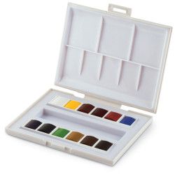 Boîte aquarelle fine La petite Aquarelle 12 1/2 godets - Sennelier