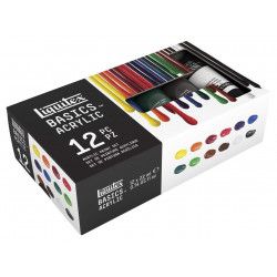 Coffret de 12 tubes de peinture acrylique Liquitex Basics 22ml
