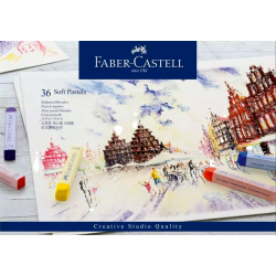 Boîte 36 pastels tendres Faber-Castell