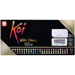 Coffret de 72 couleurs de peinture aquarelle Koi - Sakura
