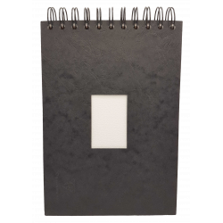 Bloc Aquarelle Voyage Grain Torchon Noir