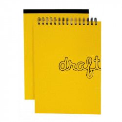 Bloc Draft encollé
 Formats Papiers-80F / A4 / Paysage