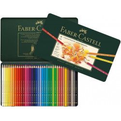 Coffret de 36 crayons de couleurs polychromos - Faber-Castell