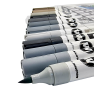 Marqueurs Aqua Color Brush pochette de 12 tons Gris - Molotow