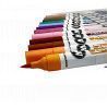 Marqueurs Aqua Color Brush pochette de 12 Basique 2 - Molotow