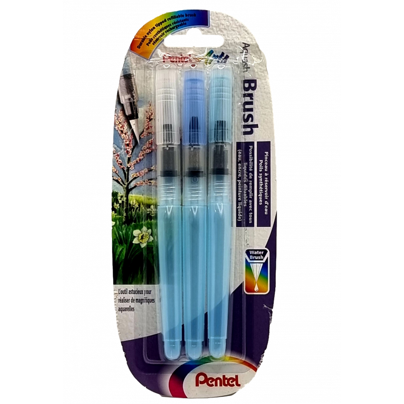 Pinceau à Réservoir Rechargeable Fill It - Pointe Fine - Couleur Blanc - Référence 17245A
