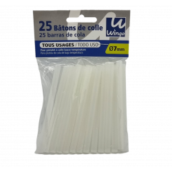 Baton colle pour pistolet sachet x 25 Wingo