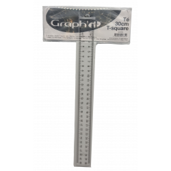 Té fixe transparent 30cm - Graph'it