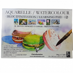 Bloc D'initiation N°2 Aquarelle - Clairefontaine
