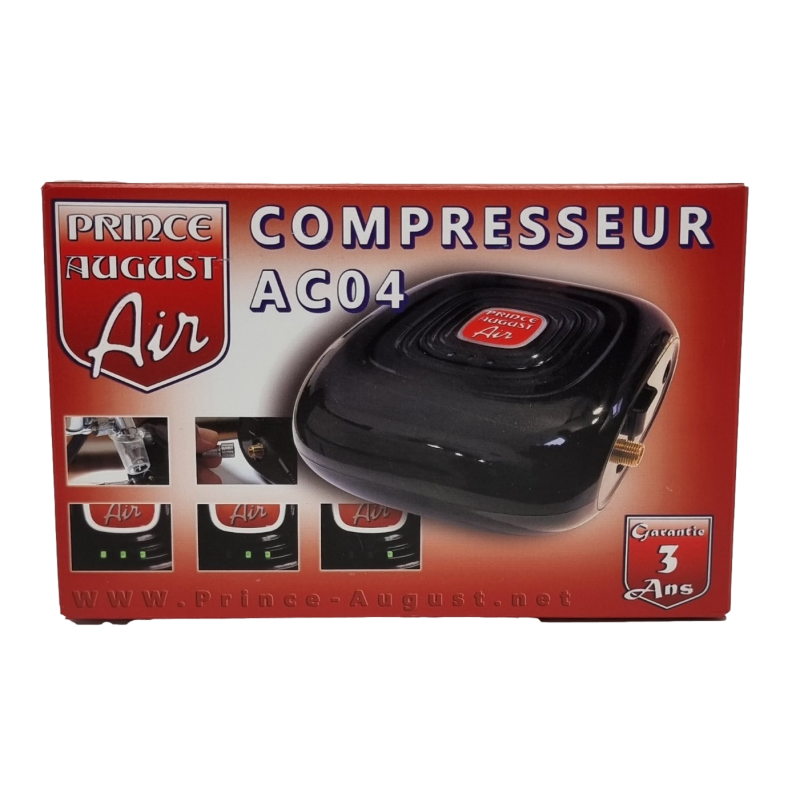 Micro Compresseur pour aérographe Prince August ref AC04, pour le