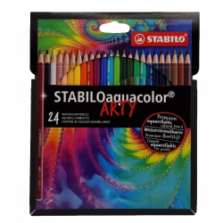 Pochette de 24 crayons aquarellable - Stabiloaquacolor