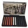 12 Carrés Esquisse Conté 