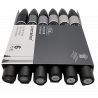 Marqueur Promarker Assortiment de 6 tons Neutres - Winsor & Newton