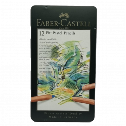 Coffret de 12 crayons Pitt pastel -faber castell