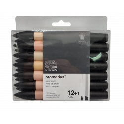 Promarker assortiment de 12 marqueurs Tons Chair - Winsor & Newton