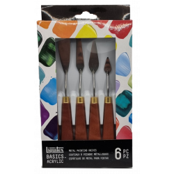 Set 6 couteaux à peindre - Liquitex