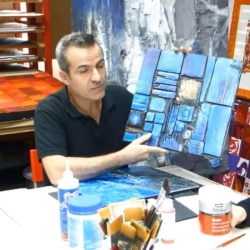 Comment mettre en couleur les matières sur une toile ?