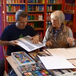 Comment utiliser les pastels sur des fonds texturés ?