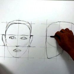 Les Proportions du visage en Dessin