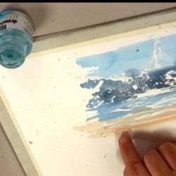 Comment Utiliser le Drawing Gum à l'Aquarelle