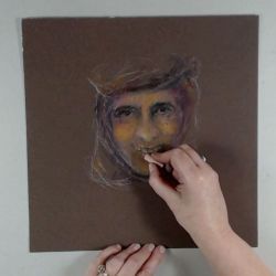 Les portraits Visage Ethnique au Pastel