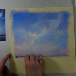 Un ciel d'été au pastel