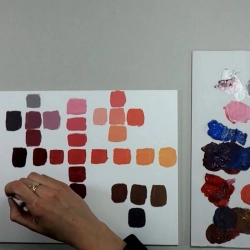 Découverte des couleurs à l'acrylique : Le Rouge