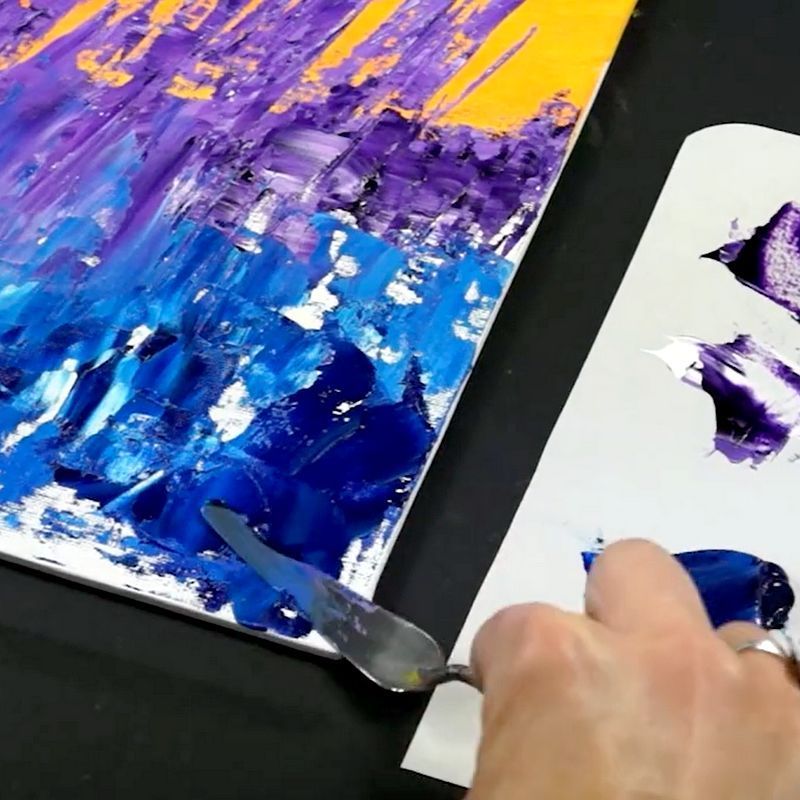 Le mélange des couleurs en peinture acrylique - L'ARTmoire