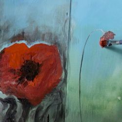 Lâchez-prise avec un triptyque de Coquelicots