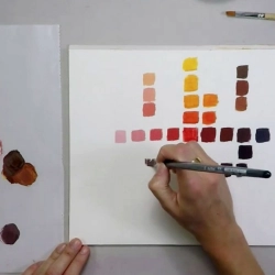 Découverte des couleurs à l'huile : les rouges