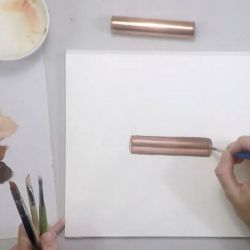Peindre un objet en métal à l'huile
