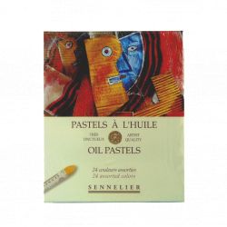 Coffret de 24 Pastels à l'huile Sennelier