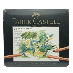 Coffret de 24 crayons Pitt pastel -faber castell