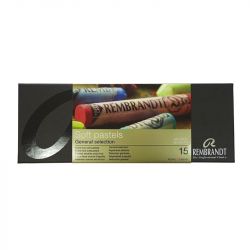 Coffret de 15 pastels secs Rembrandt - Set standard