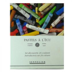 Coffret de 24 Pastels à l'écu Sennelier