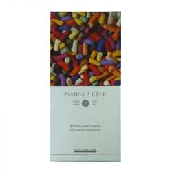 Coffret de 80 demi Pastels à l'écu Sennelier