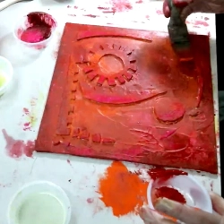 Atelier-Live de Fred : « Matières & Couleurs » 2ème partie