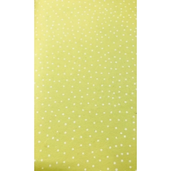 Pois blancs sur fond vert