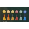 Pochette 6 feutres Pitt The Blues - Faber Castel