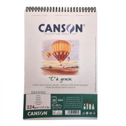 Bloc Canson spiralés à grain 224g