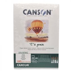 Bloc Canson à grain 180g 
 Formats Papiers-30F / 21x29,7 A4