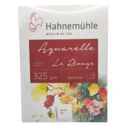 Bloc aquarelle encollé Le Rouge 325g - Hahnemühle