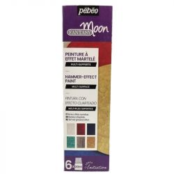 Coffret de 6 couleurs découverte Moon - Pébéo
