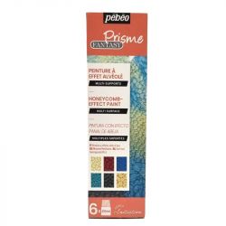 Coffret de 6 couleurs découverte Prisme - Pébéo